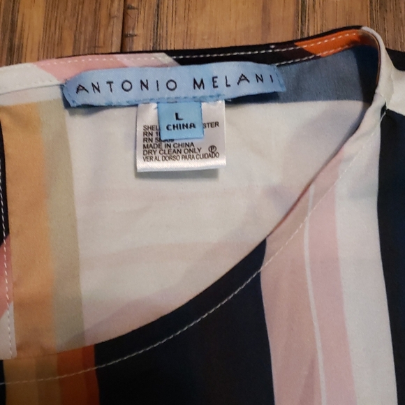 NWT Antonio Melani Sleeveless Blouse - Picture 3 of 4